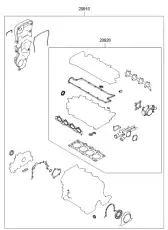 Ремкомплект двигателя HYUNDAI 209202BB00