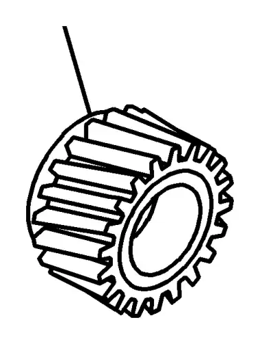 Шестерня КПП ISUZU 8972526340