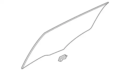 стекло двери 83410J5010 KIA