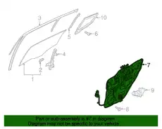 внутренняя панель двери 83481J5000 KIA