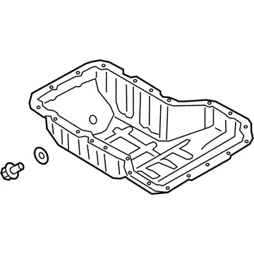 Поддон картера двигателя KIA 215102CTA0