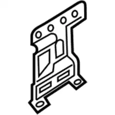 86686J5000 BRACKET-RR BUMPER RAIL LWR,RH KIA