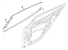 молдинг двери 83860J5000 KIA