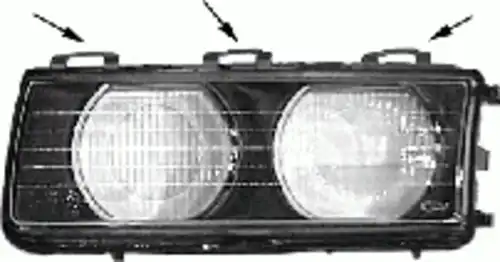 Стекло фары VAN WEZEL 0640978M