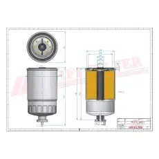 Топливный фильтр HIFI SN327