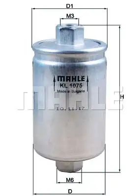 Топливный фильтр MAHLE KL 1075