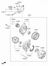 Генератор HYUNDAI / KIA 373002E821