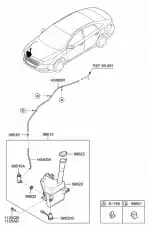  БАЧОК ОМЫВАТЕЛЯ 98620E6000 HYUNDAI