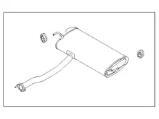 глушитель 287002S101 HYUNDAI