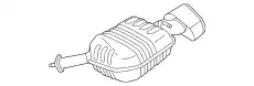 ГЛУШИТЕЛЬ 28710-C1570 HYUNDAI