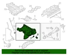 Поддон картера двигателя HYUNDAI / KIA 215203LTA0