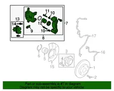 Суппорт тормозной HYUNDAI / KIA 581303W650