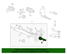 Рулевая рейка HONDA 53626TA0A01