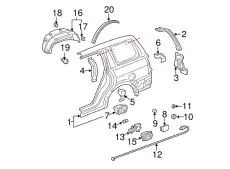 предохранитель 74430S9VA00 HONDA