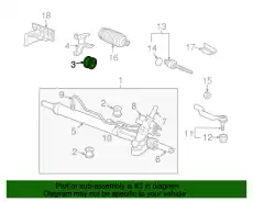 втулка рулевой рейки CP3 53436-TA0-A01 HONDA