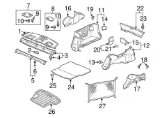 Подкрылок HONDA 74691SDAA00