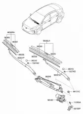 Щетка стеклоочистителя 98360G8000 HYUNDAI / KIA