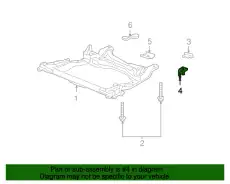 кронштейн бампера 50280SNAA00 HONDA