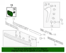 75701TK8A01 ЭМБЛЕМА ODYSSEY LIFTGATE TAILGATE HATCH HONDA