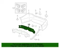 Абсорбер-усилитель бампера HONDA 71570TA0A00