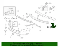 деталь 71594TK8A00 HONDA