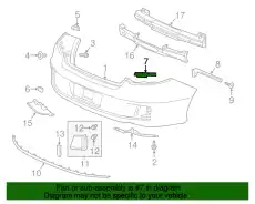 БАМПЕРА ОПОРА 71505T3LA00 HONDA