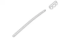 MOULDING ASSY, OUTSIDE 73152SHJA02 HONDA