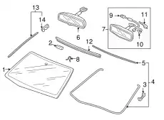 MOULDING ASSY, OUTSIDE 73152SHJA02 HONDA