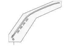 бампера накладка 73152SDAA01 HONDA