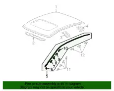 бампера накладка 73152SDAA01 HONDA