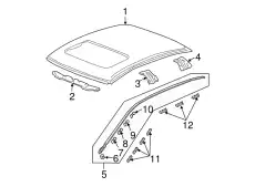 бампера накладка 73152SDAA01 HONDA