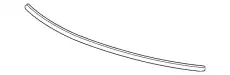 WEATHERSTRIP, DOOR GLASS 73227TA0A00 HONDA