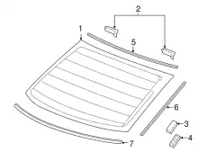 WEATHERSTRIP, DOOR GLASS 73227TA0A00 HONDA