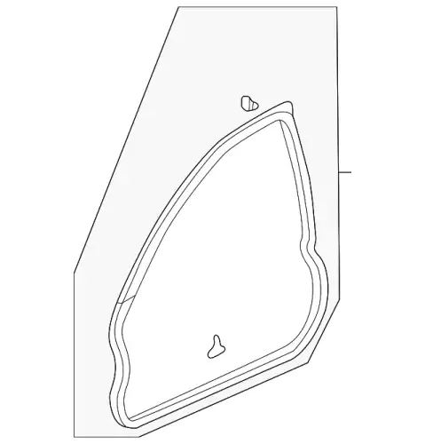 Уплотнитель двери HONDA 72350S9A003