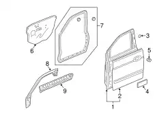 Ручка двери HONDA 72350S9VA01