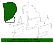 кузовной уплотнитель 72850S04023 HONDA