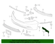 71193TK8A00 КРОНШТЕЙН. ПЛАСТИКОВЫЙ. HONDA