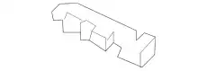 BRACKET, PLASTIC 71198T3LA01 HONDA