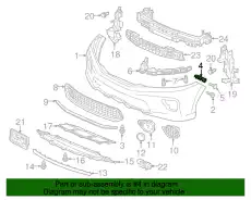 BRACKET, PLASTIC 71198T3LA01 HONDA