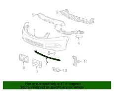 SPOILER ASSY 71110TA0A00 HONDA