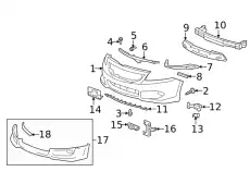 Защита фар HONDA 71102TE0A00