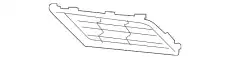 MOULDING ASSY, BUMPER COVER 71103TK8A00 HONDA