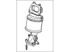 КАТАЛИЗАТОР 18290RCAA00 HONDA