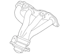 Коллектор выпускной HONDA 18100PNB000