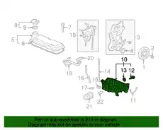 КРЫШКА ДВИГАТЕЛЯ 11200RB0900 HONDA