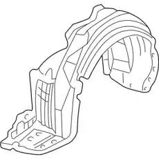 Подкрылок HONDA 74101SZ3010