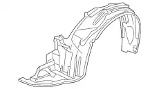 Подкрылок HONDA 74101SDCA00