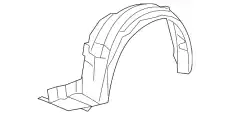 Подкрылок HONDA 74150TE0A01