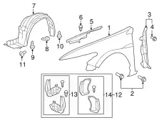Подкрылок HONDA 74100TE0A01