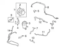 Бачки гидроусилителя руля HONDA 53701TA0A01
